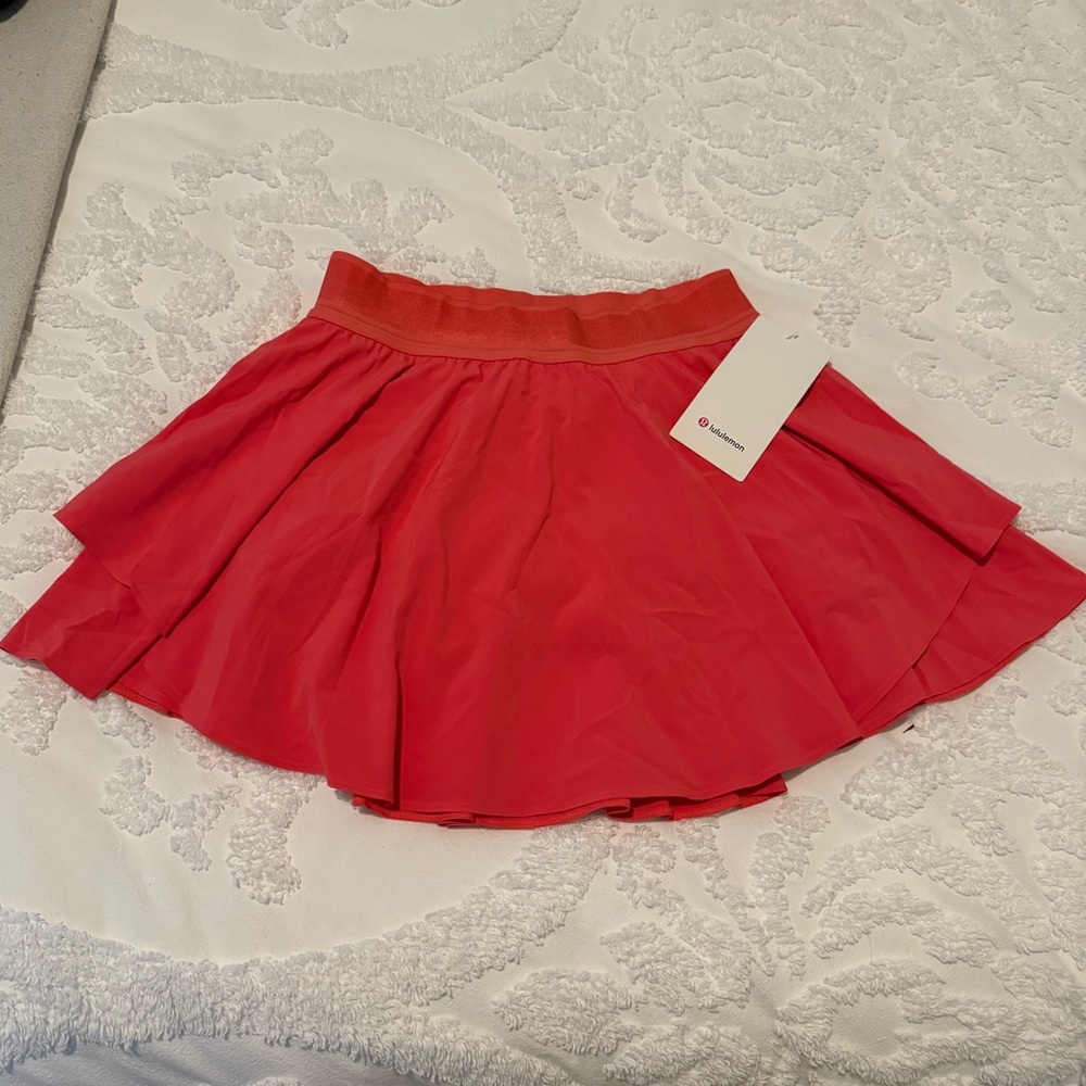 NWT Lululemon Court Rival HR Pink Skirt in Long